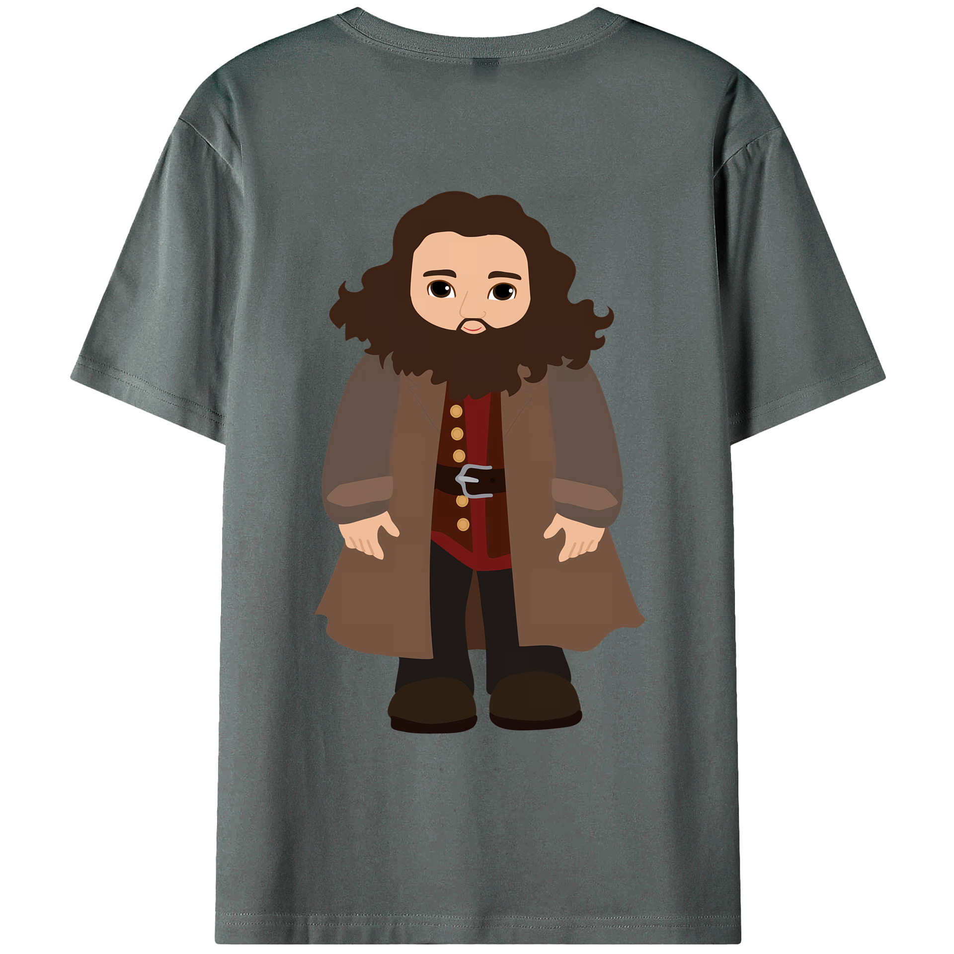 （画像用） Harry Potter ハリー・ポッターシリーズ 綿100％ メンズ半袖Tシャツ（バックプリント） 通気性